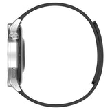 Curea smartwatch Techsuit Watchband 20mm (W074) compatibil cu Samsung Galaxy Watch4/5/Active 2, Huawei Watch GT 3 (42mm)/GT 3 Pro (43mm), Negru /Orange