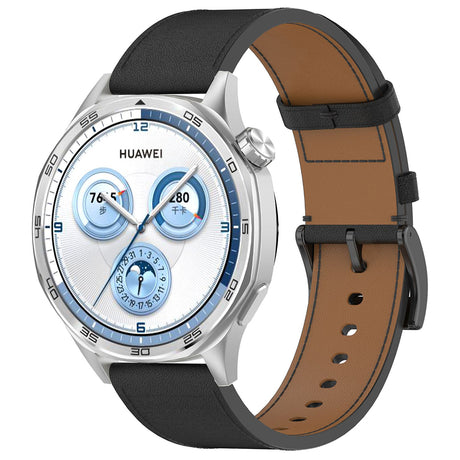 Curea smartwatch Techsuit Watchband 20mm (W073) compatibil cu Samsung Galaxy Watch4/5/Active 2, Huawei Watch GT 3 (42mm)/GT 3 Pro (43mm), Negru