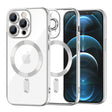 Techsuit Luxury Crystal MagSafe husă argintie pentru iPhone 12 Pro Max