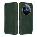 Husa de protectie Techsuit Safe Wallet Plus compatibil cu Realme 12 Pro / 12 Pro+, Verde