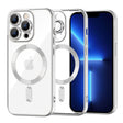 Husa de protectie Techsuit Luxury Crystal MagSafe compatibil cu iPhone 13 Pro Max, Argintiu