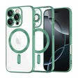 Husa de protectie Techsuit Luxury Crystal MagSafe compatibil cu iPhone 16 Pro, Verde Deschis