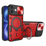 Husa de protectie Techsuit CamGuard Pro compatibil cu iPhone 16, Rosu