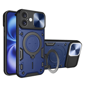 Husa de protectie Techsuit CamGuard Pro compatibil cu iPhone 16, Albastru