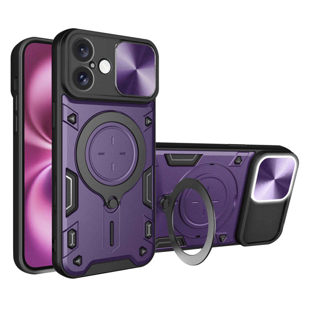 Husa de protectie Techsuit CamGuard Pro compatibil cu iPhone 16 Plus, Mov
