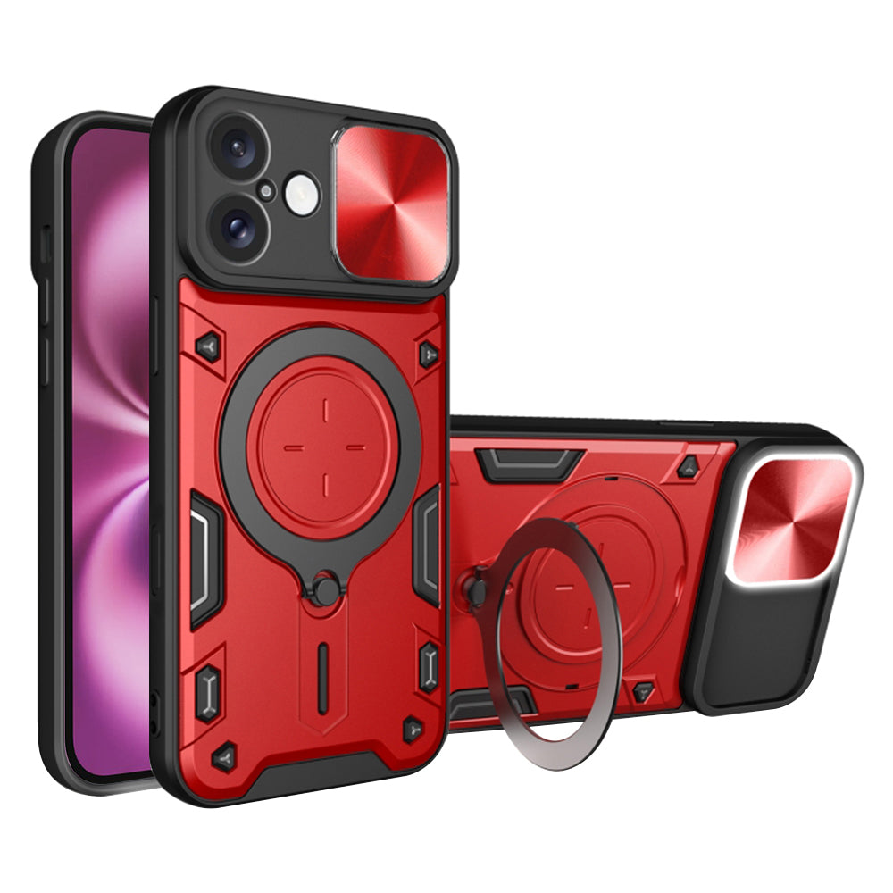 Husa de protectie Techsuit CamGuard Pro compatibil cu iPhone 16 Plus, Rosu