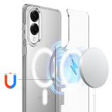 Husa de protectie Techsuit MagSafe Pro compatibil cu Samsung Galaxy S25 Edge, Transparent