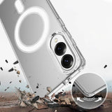 Husa de protectie Techsuit MagSafe Pro compatibil cu Samsung Galaxy S25 Edge, Transparent