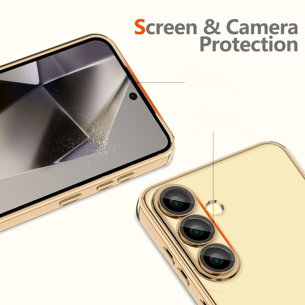 Husa de protectie Techsuit Luxury Crystal MagSafe compatibil cu Samsung Galaxy S25 Edge, Mov Deschis