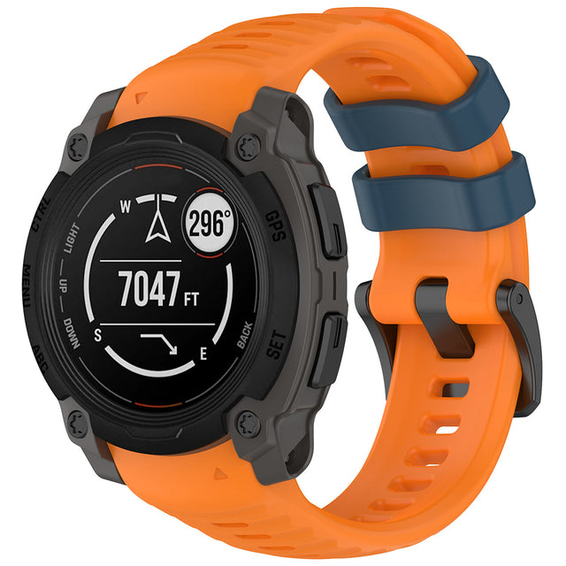 Curea smartwatch Techsuit Watchband (W076) compatibil cu Garmin Instinct E 40mm, Portocaliu