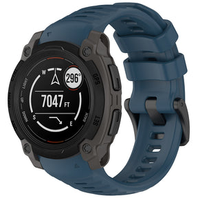 Curea smartwatch Techsuit Watchband (W076) compatibil cu Garmin Instinct E 40mm, Bleumarin