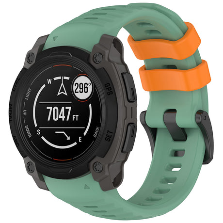 Curea smartwatch Techsuit Watchband (W076) compatibil cu Garmin Instinct E 45mm, Verde Menta