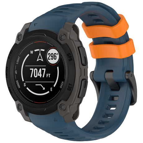 Curea smartwatch Techsuit Watchband (W076) compatibil cu Garmin Instinct E 45mm, Albastru