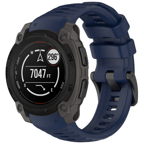 Curea smartwatch Techsuit Watchband (W076) compatibil cu Garmin Instinct E 40mm, Albastru Inchis