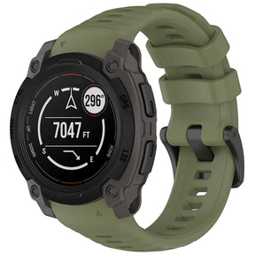 Curea smartwatch Techsuit Watchband (W076) compatibil cu Garmin Instinct E 40mm, Verde