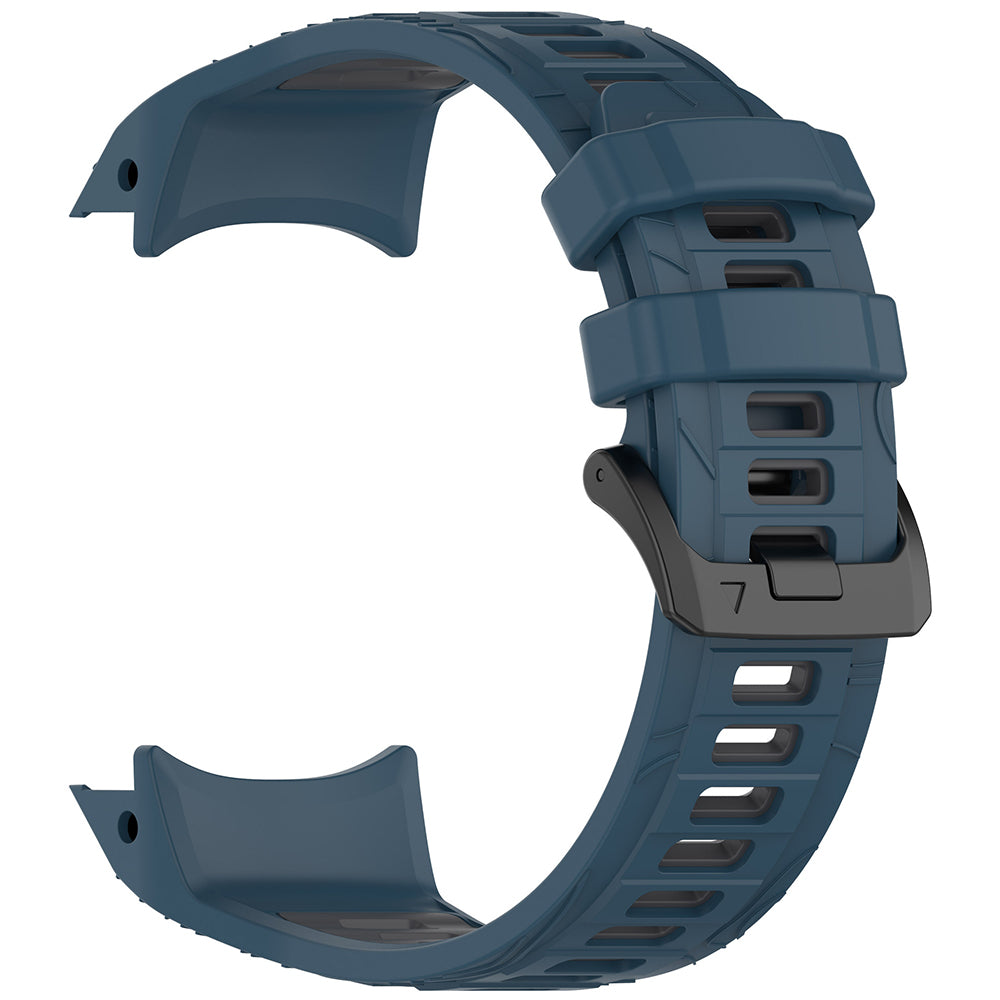 Curea smartwatch Techsuit Watchband (W077) compatibil cu Garmin Instinct 3 50mm/Instinct 3 50mm Solar, Bleumarin