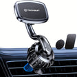 Suport Techsuit AirFix (S3), with Metal Plates, for Air Vent, Magnetic Car Mount N52, 360° Rotation, Universal, Negru