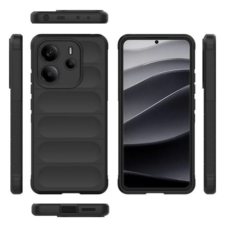 Husa de protectie Techsuit Magic Shield compatibil cu Xiaomi Redmi Note 14 4G (Standard), Negru