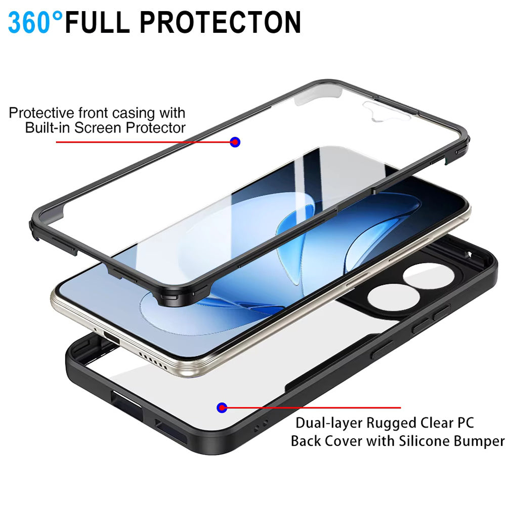 Folie de protectie Techsuit ColorVerse 360 Series + compatibil cu Oppo Reno13, Albastru