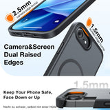 Husa de protectie Torras Guardian Magnetic Series compatibil cu iPhone 16e / iPhone 17e, Negru