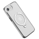 Husa de protectie Torras Ostand Spin MagSafe Series compatibil cu iPhone 16e / iPhone 17e, Transparent