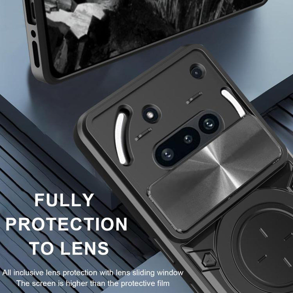 Husa de protectie Techsuit CamGuard Pro compatibil cu Nothing Phone (3a), Roz Auriu