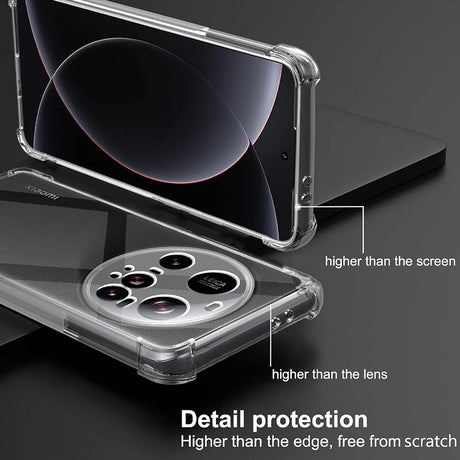 Husa de protectie Techsuit Shockproof Clear Silicone compatibil cu Xiaomi 15 Ultra, Transparent