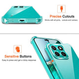 Husa de protectie Techsuit Shockproof Clear Silicone compatibil cu Honor X8c, Transparent