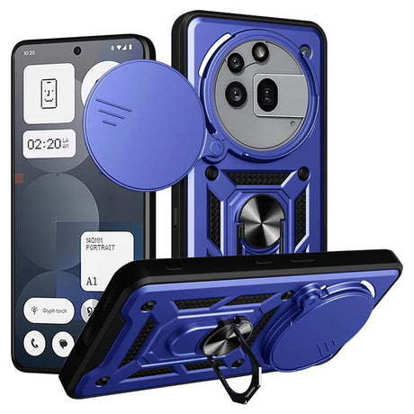 Husa de protectie Techsuit CamShield Series compatibil cu Nothing Phone (3a) Pro, Albastru