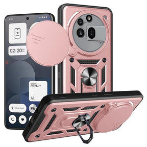 Husa de protectie Techsuit CamShield Series compatibil cu Nothing Phone (3a) Pro, Roz Auriu