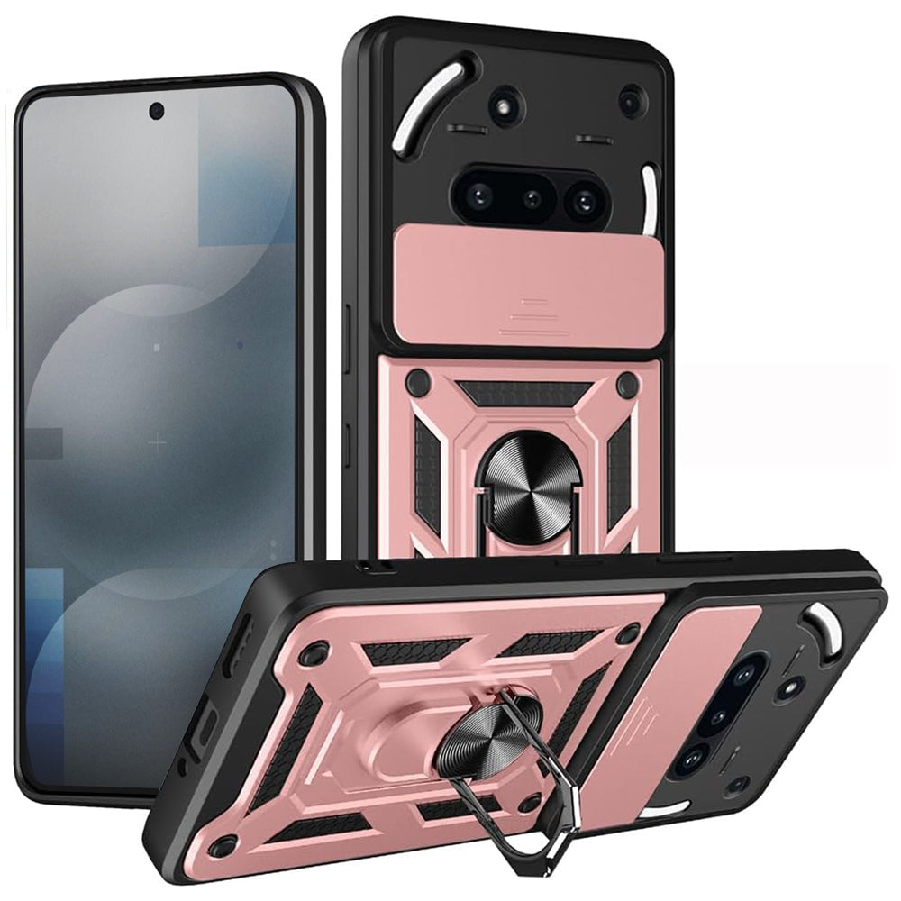 Husa de protectie Techsuit CamShield Series compatibil cu Nothing Phone (3a), Roz Auriu