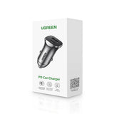 Incarcator Ugreen Car CD130 (40858), Fast Charge, Type-C, USB, 30W, 5V/3A, PD3.0, Negru