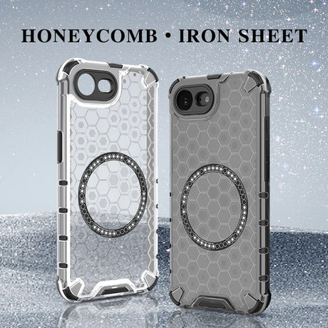 Husa de protectie Techsuit HoneyComb Shield MagSafe compatibil cu iPhone 16e / iPhone 17e, Alb