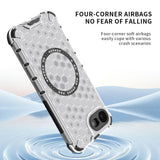 Husa de protectie Techsuit HoneyComb Shield MagSafe compatibil cu iPhone 16e / iPhone 17e, Alb
