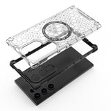 Husa de protectie Techsuit HoneyComb Shield MagSafe compatibil cu Samsung Galaxy S24 Ultra, Negru