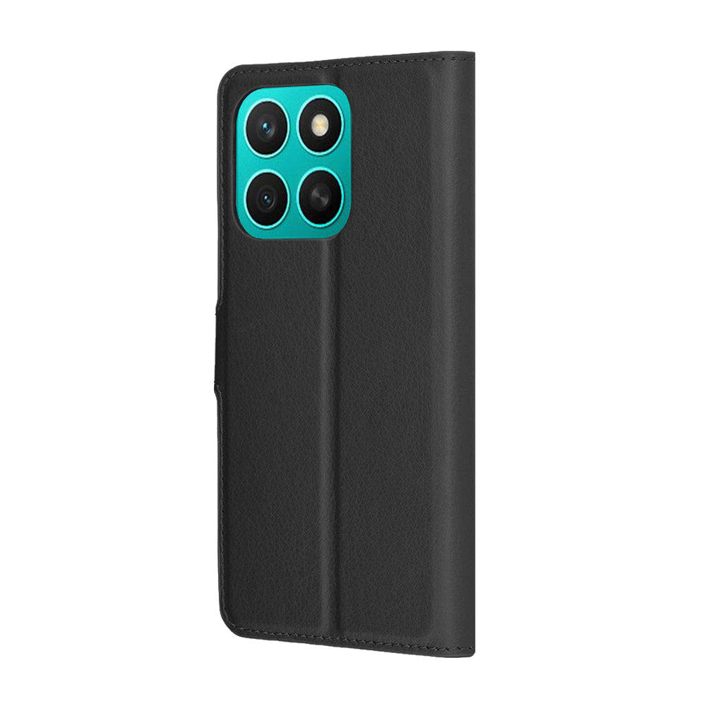 Husa de protectie Techsuit Leather Folio compatibil cu Honor X8c, Negru