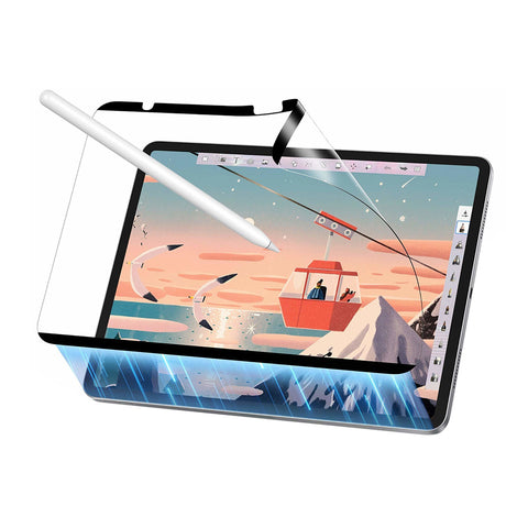 Husa de protectie tableta ESR Paper-Feel Magnetic compatibil cu iPad 10 (2022) 10.9 / 11 (2025) / 12 (2026), Transparent
