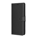 Husa de protectie Techsuit Leather Folio compatibil cu Realme 14 Pro, Negru