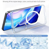 Husa de protectie Torras Guardian Magnetic Series compatibil cu Samsung Galaxy S25 Plus, Transparent