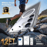 Husa de protectie Torras Guardian Magnetic Series compatibil cu Samsung Galaxy S25 Plus, Transparent