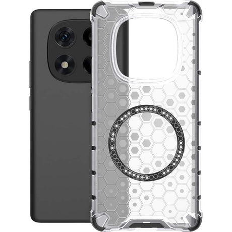 Husa de protectie Techsuit HoneyComb Shield MagSafe compatibil cu Xiaomi Redmi Note 14 Pro 4G, Alb