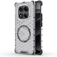 Husa de protectie Techsuit HoneyComb Shield MagSafe compatibil cu Xiaomi Redmi Note 14 Pro 4G, Alb
