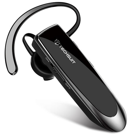 Casti Techsuit Premium Bluetooth Headset UrbanEar (CB1), HandsFree, Type-C, Noise Cancelling, Light & Comfortable, Negru