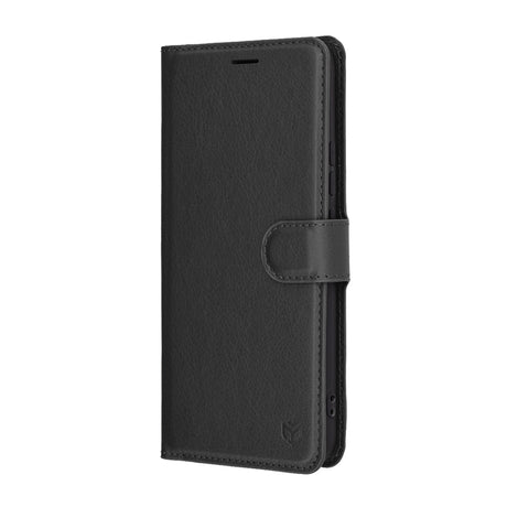 Husa de protectie Techsuit Leather Folio compatibil cu Realme 14 Pro+, Negru