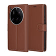 Husa de protectie Techsuit Leather Folio compatibil cu Xiaomi 15 Ultra, Maro