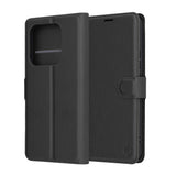 Husa de protectie Techsuit Leather Folio compatibil cu Xiaomi Redmi Note 14 5G, Negru