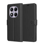 Husa de protectie Techsuit Leather Folio compatibil cu Xiaomi Redmi Note 14 Pro 4G, Negru
