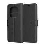 Husa de protectie Techsuit Leather Folio compatibil cu Xiaomi Redmi Note 14 Pro 4G, Negru