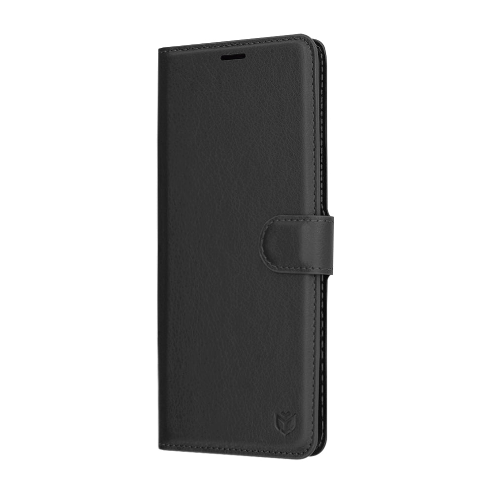 Husa de protectie Techsuit Leather Folio compatibil cu Xiaomi Redmi Note 14 Pro 4G, Negru
