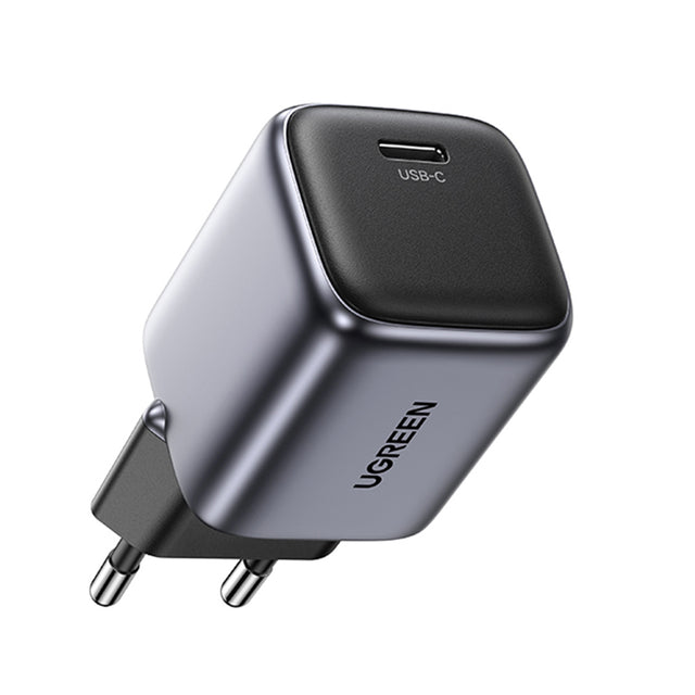 Incarcator Ugreen Nexode CD318 (90664), USB-C, GaN, Fast Charging, 20W, 3A, QC4.0+, Gri